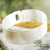 Sterling silver bangle bracelet,
