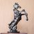 Auto parts sculpture, 'Moto-horse' - Hand Made Recycled Metal and Auto Part Horse Sculpture thumbail