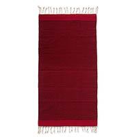 Zapotec wool rug,