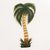 Steel wall art, 'Rustling Palm Tree' - Collectible Mexican Steel Wall Art thumbail