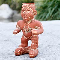 Ceramic sculpture Mystical Hunchback Mexico