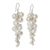 Cultured pearl cluster earrings, 'Glorious Racemes' - Cultured pearl cluster earrings (image 2c) thumbail