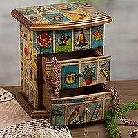 Featured review for Decoupage jewelry box, Mexican Loteria