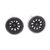 Ceramic button earrings, 'Black Mountain' - Ceramic button earrings (image 2a) thumbail