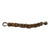 Braided leather bracelet, 'Crazy About You' - Brown Braided Leather Wristband Bracelet (image 2c) thumbail