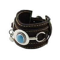 Leather wristband bracelet,
