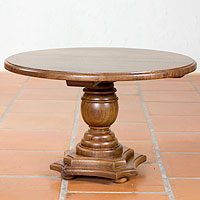 Featured review for Parota wood accent table, Colonial Home