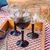 Blown glass goblets, 'Ocean Mirage' (set of 4) - Hand Made Goblets Blown Glass Art (set of 4) thumbail