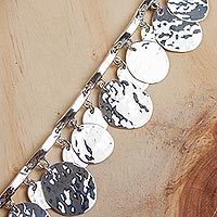 Sterling silver pendant necklace,