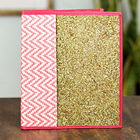 Natural fibers journal cover Mexican Pink Mexico