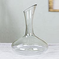 Blown glass decanter,