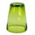 Blown glass juice glasses, 'Delicious Green' (set of 6) - Handcrafted Blown Glass Juice Glasses (set of 6) (image 2c) thumbail