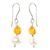 Cultured pearl and multi-gem jewelry set, 'Happy Sophistication' - Handcrafted Pearl and Multi Gems Silver Jewelry Set (image 2b) thumbail