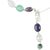 Cultured pearl and multi-gem jewelry set, 'Happy Sophistication' - Handcrafted Pearl and Multi Gems Silver Jewelry Set (image 2c) thumbail