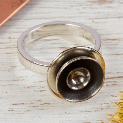 Silver 950 Flower Ring