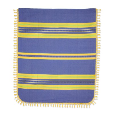 Zapotec cotton bedspread, Zapotec Coast (twin)