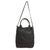 Leather travel bag, 'Globetrotter' - Roomy Black Leather Handcrafted Travel Tote with 6 Pockets (image 2c) thumbail