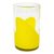 Blown glass tumblers, 'Yellow Splash' (set of 6) - Fair Trade Handblown Yellow Glass 16 oz Drinkware Set of 6 (image 2d) thumbail