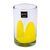 Blown glass tumblers, 'Yellow Splash' (set of 6) - Fair Trade Handblown Yellow Glass 16 oz Drinkware Set of 6 (image 2e) thumbail