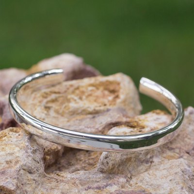 Sterling silver cuff bracelet, Perfection