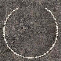 Sterling silver choker,