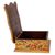Decoupage box, 'Floral Romance' - Flower Theme Decoupage Gilded Decorative Pinewood Box (image 2c) thumbail
