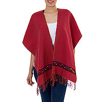 Cotton rebozo shawl,
