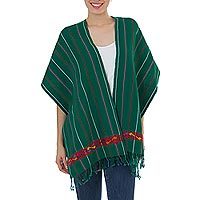Cotton rebozo shawl,