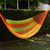 Hammock, 'Cancun Citrus' (double) - Yellow and Orange Handcrafted Nylon Maya Double Hammock (image 2b) thumbail