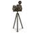 Upcycled metal sculpture, 'Rustic Camera' (large) - Mexico Eco Friendly Upcycled Metal Camera Sculpture (image 2a) thumbail