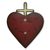 Steel wall art, 'Valiant Heart' - Steel Heart and Cross Sculpture for the Wall (image 2a) thumbail