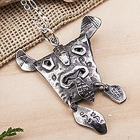 Soapstone pendant necklace,