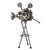 Upcycled auto parts sculpture, 'Vintage Cinema Projector' - Upcycled Metal and Car Parts Sculpture from Mexico (image 2a) thumbail