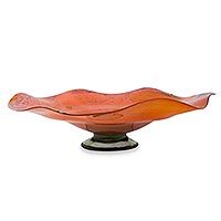 Blown glass centerpiece,
