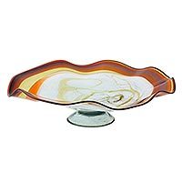 Blown glass centerpiece,