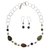 Agate jewelry set, 'Tropical Jungle' - Handcrafted Modern Sterling Silver and Agate Jewelry Set (image 2a) thumbail