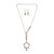 Cultured pearl jewelry set, 'Yuriria Flower' - Handcrafted Cultured Pearl and Mexican Silver Jewelry Set (image 2a) thumbail