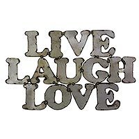 Steel sign,