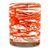 Blown glass rock glasses, 'Tangerine Swirl' (set of 6) - Six Orange Swirl Hand Blown Glass 10 oz Rock Glasses Set (image 2c) thumbail