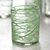 Blown glass rock glasses, 'Emerald Swirl' (set of 6) - Six Green Swirl Blown Glass 10 oz Rock Glasses Set thumbail