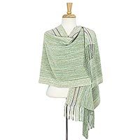 Cotton rebozo shawl,