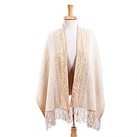 Cotton rebozo shawl,