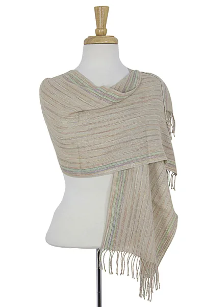 Cotton shawl, Hidalgo Light
