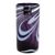 Blown glass highball glasses, 'Whirling Plum' (set of 6) - Set of 6 Purple and White Hand Blown 13 oz Highball Glasses (image 2d) thumbail