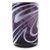 Blown glass water glasses, 'Whirling Plum' (set of 6) - Set of 6 Purple and White Hand Blown 15 oz Water Glasses (image 2c) thumbail