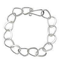 Sterling silver chain bracelet,