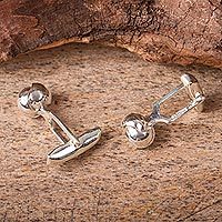 Sterling silver cufflinks,