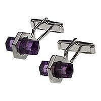 Quartz cufflinks,