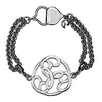 Sterling silver chain bracelet,