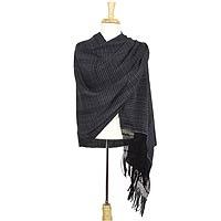Cotton rebozo shawl,